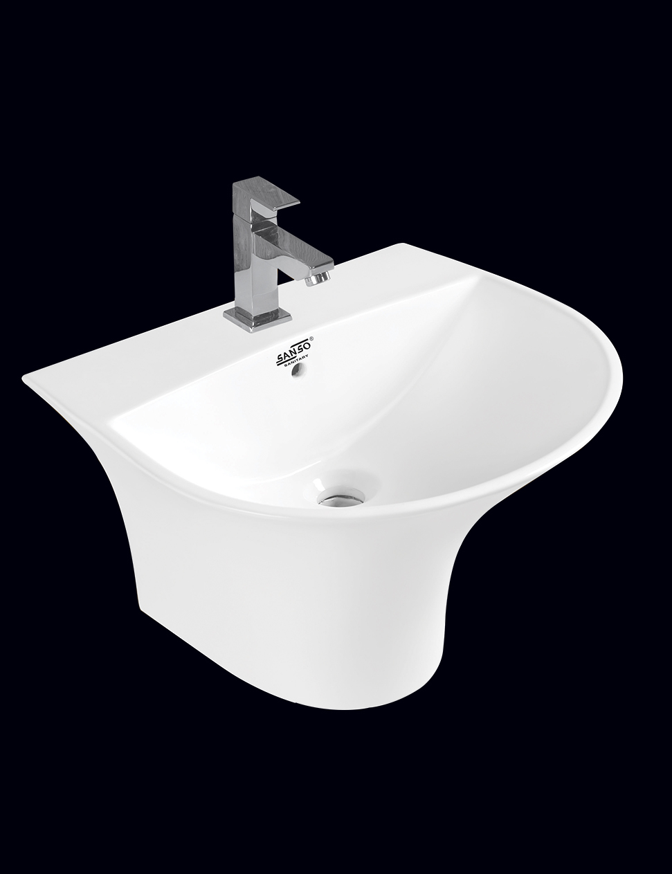 Wash Basin With Pedestal Designer Ceramic Wash Basin