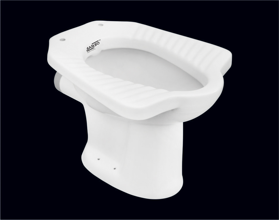 Essco PTrap 180mm Floor Fitment Toilet Seat, 55 OFF